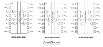 Schaltplan - Broadcom HCPL Hochgeschwindigkeits-Digitalisolatoren